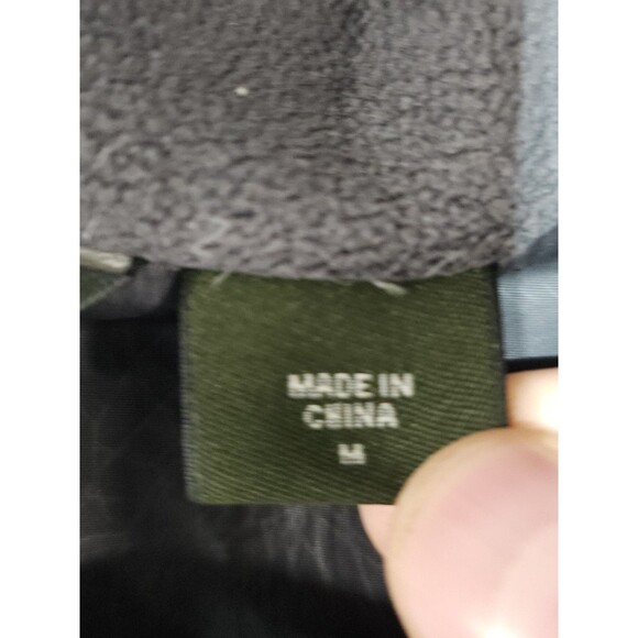 Eddie Bauer Coat Women Black Quilted Puffer Goose Down 550 Fill zip Size Med - Picture 11 of 15